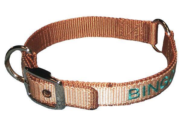 Center Ring Collar - Solid - 1" (Neck 12" and up) - Click Image to Close