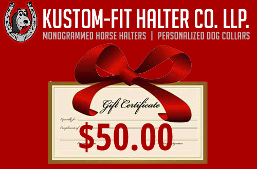 $50.00 Gift Certificate - Click Image to Close